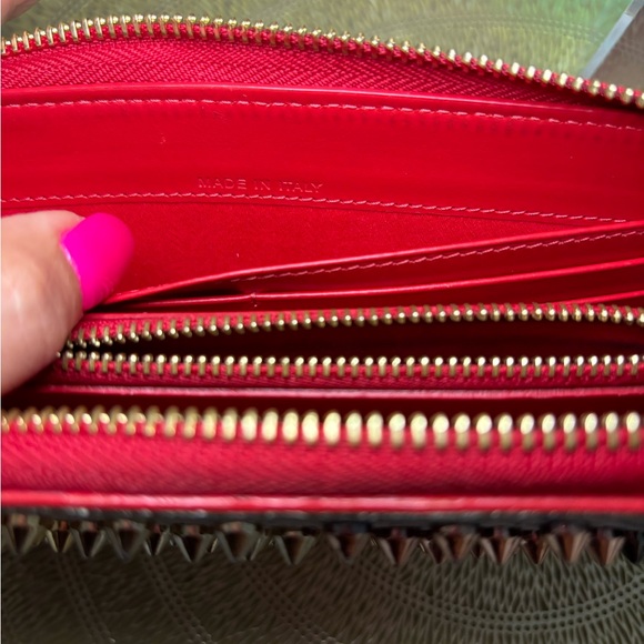 Christian Louboutin Panettone Unicorn Rainbow Suede Long Wallet - Picture 8 of 9